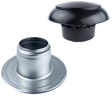 Anjo Aluminium Plakplaat 150-160 mm | Enkelwandig | Inclusief bovenkap