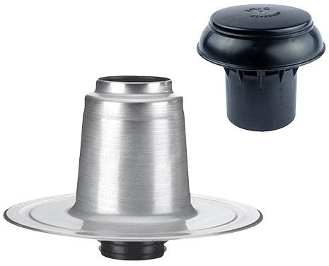 Anjo Aluminium Plakplaat | 50-60 mm | Dubbelwandig | Inclusief bovenkap