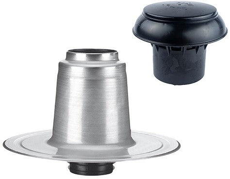 Anjo Aluminium Plakplaat | 70-80 mm | Dubbelwandig | Inclusief bovenkap