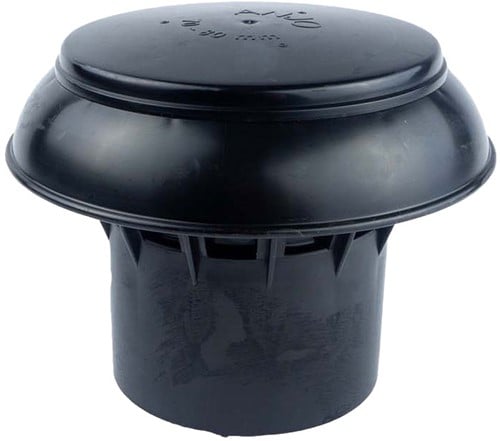 Anjo Bovenkap PP 50-60 mm Zwart