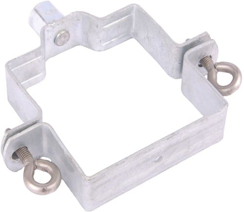 Beugel Zink Vierkant Combimoer M8/M10 | 80 x 80 mm