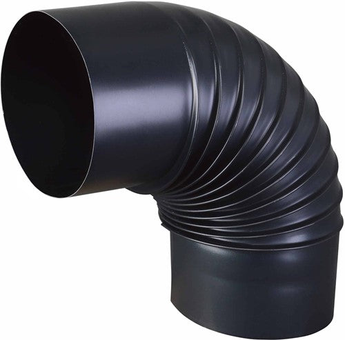 Bocht 90° | Ø150 mm | Blauw Gegloeid