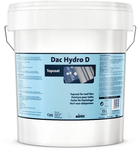 Dakpannenverf Rood 15 Liter (ca. 60 m²) | Rust-Oleum Dac Hydro D