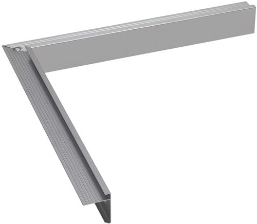 Daktrim Aluminium | 45x45 mm | Binnenhoek 500x500 mm