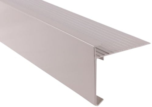 Daktrim Aluminium | 60X64 mm | Lengte a 2,5 meter | Wit RAL9010