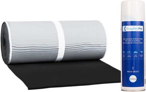 Easyflex Pro Epdm Loodvervanger Zwart 300 mm 5 meter + Easyflex Primer