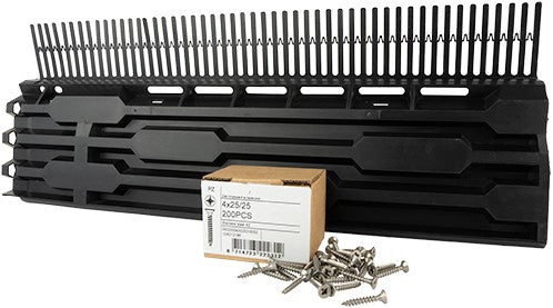 EBS Combi Dakvoetprofiel PRO | 125 mm | 12 meter set + RVS Schroeven