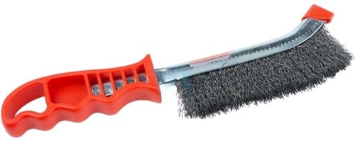 Gebogen Staalborstel