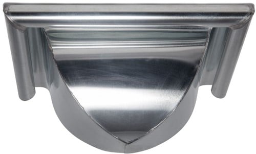 Kopschot mastgoot M44 bol gesoldeerd vlindermodel zink – ZKTech