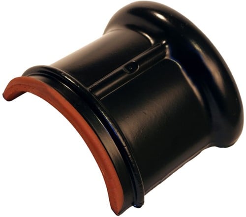 Koramic Matzwart Verglaasd Dubbele Wel Vorst Vario 225mm