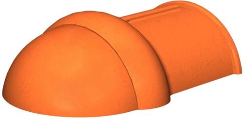 Koramic Natuurrood Halfronde Beginkepervorst Vario 225mm