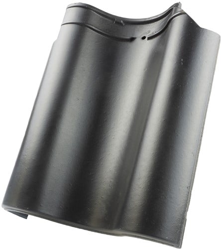 Koramic OVH Klassiek Zwart Satinet Gevelpan Links