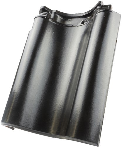 Koramic OVH Vario Matzwart Verglaasd Gevelpan Links