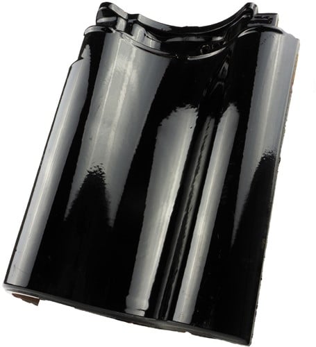 Koramic OVH Vario Zwart Verglaasd Gevelpan Links