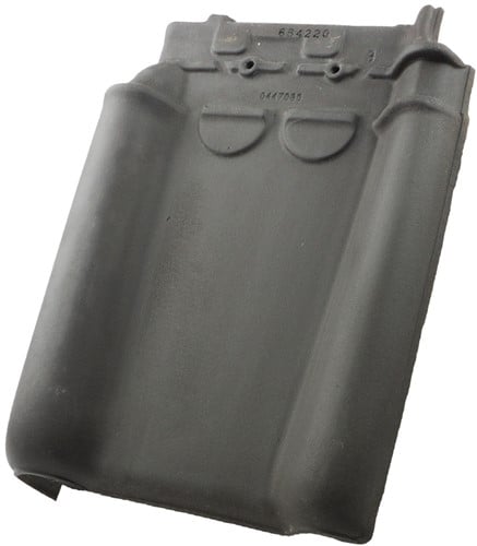 Koramic Tuile Du Nord 44 Gevelpan Links Blauw Gesmoord