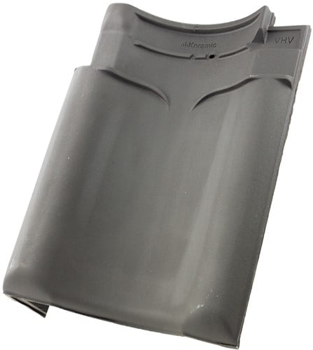 Koramic VHV Blauw Gesmoord Gevelpan Links