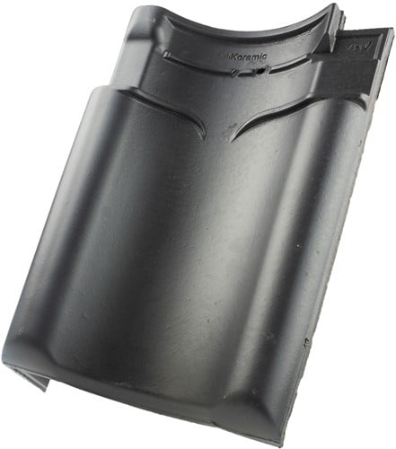 Koramic VHV Klassiek Gevelpan Links Zwart Satinet