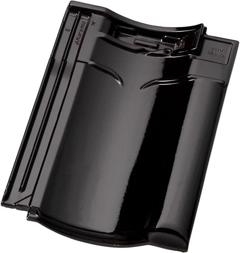 Koramic VHV Vario Zwart Verglaasd Gevelpan Rechts