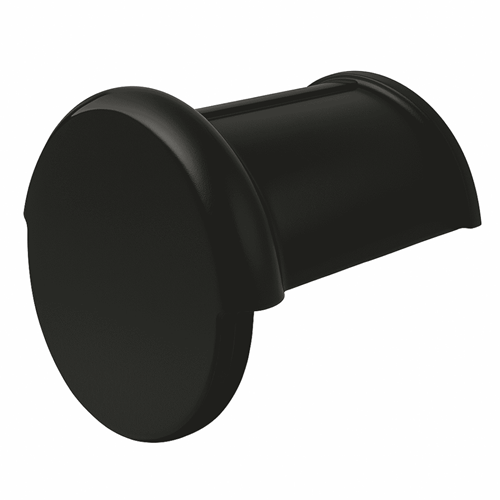 Koramic Zwart Edel Engobe Halfronde Begin/Eindvorst Vario 225 mm