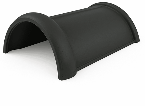 Koramic Madura Halfronde Vorst Vario 225 mm Zwart Edel Engobe