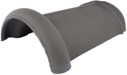 Monier Halfronde Vorst Antraciet Engobe Vol Donker