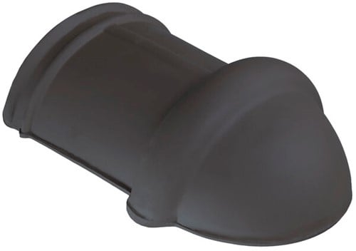 Monier Blauw Gesmoord Halfronde Hoekkeperbeginvorst 220x390 mm