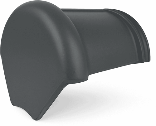 Monier Grafiet Grijs Halfronde Beginvorst