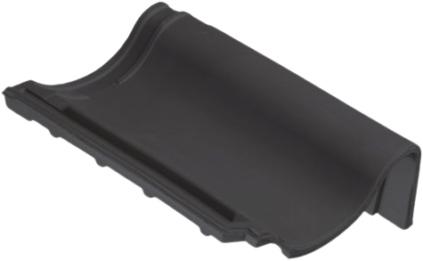 Monier OVH 206 Blauw Gesmoord Gevelpan Rechts