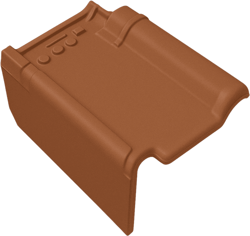 Monier Postel Orage Natuurrood Gevelpan Links