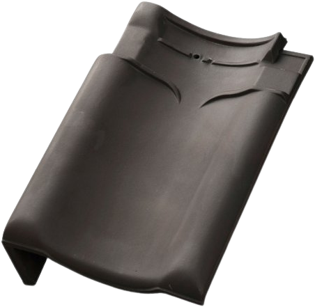 Monier VH-V Gevelpan Links Blauw Gesmoord