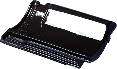 Monier VH-V Zwart Glazura Gevelpan Rechts