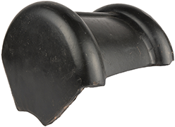 Monier Zwart Glazura Halfronde Eindvorst