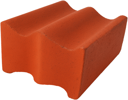 Nelskamp S-Pan Oranjerood Chaperon Gevelpan Rechts