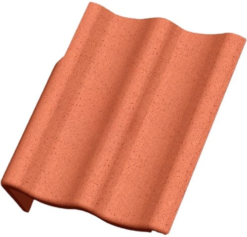 Nelskamp S-Pan Oranjerood Gevelpan Links