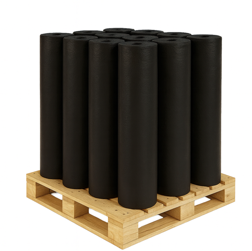 Bitumen Dakbedekking Quartz Gezand Zwart | General Membrane 470K14 | 28 Rollen a 6x1 Meter Q1 batch - Eenmalige Partij