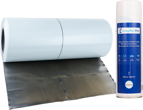 Plaklood Loodkleur 300 mm 5 meter + Easyflex Primer