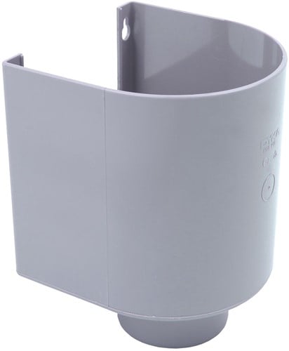 Pvc Vergaarbak Ø80 mm Grijs