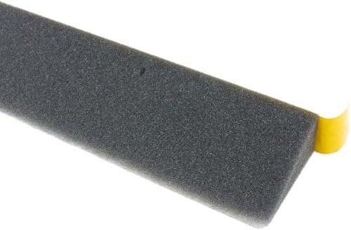 Schuimstrook zwart 60 mm x 1 meter | EBS