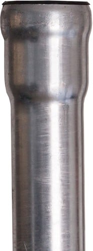 Stalo Ondereind Ø80 mm L=2,5 meter Incl Rubberen Manchet