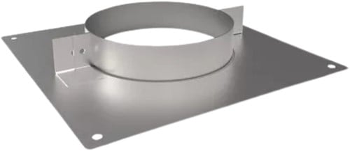 Verdiepingsondersteuning | TBV Dubbelwandig RVS Ø80 mm | TBV Enkelwandig Ø130 mm