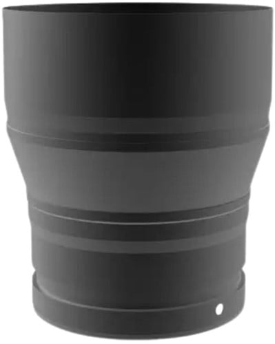 Verloop 80-100 mm Mat Emaille Ø80 mm