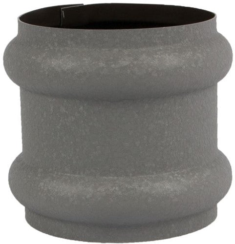 Vestis Aluminium Regenpijp 3D RAL 7037 Dubbele Wrong | ø80 mm