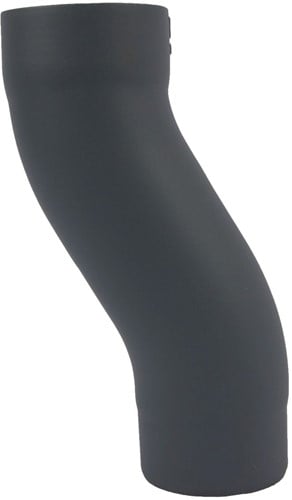 Vestis Aluminium Regenpijp K2 Mat Lei Grijs Sprongbocht h.o.h. 50 mm | ø80 mm