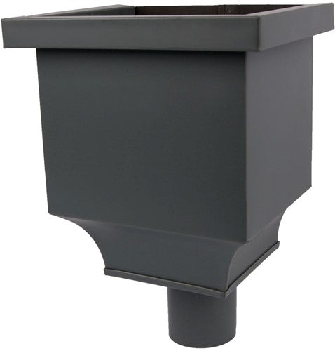 Vestis Aluminium Regenpijp K2 Mat Lei Grijs Vergaarbak Brabant | ø80 mm