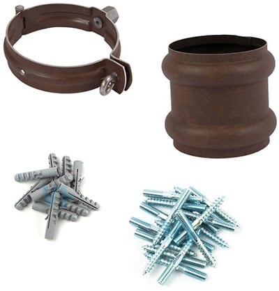 Vestis Bruin HWA Combi | Ø80 mm | M10 Beugel + Dubbele Wrong + Bevestiging | 3D Cortex