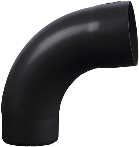 Vestis Zwarte Bocht 85° | K2 Mat Grafiet Zwart | ø80 mm