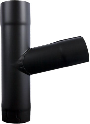 Vestis Zwarte T-Stuk 72° | K2 Mat Grafiet Zwart | ø80 mm