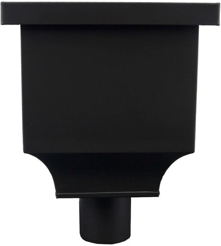 Vestis Zwarte Vergaarbak Brabant | K2 Mat Grafiet Zwart | ø80 mm