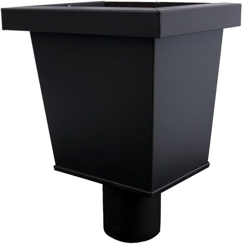 Vestis Zwarte Vergaarbak Junior | K2 Mat Grafiet Zwart | ø100 mm