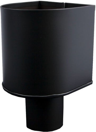 Vestis Zwarte Vergaarbak Mini | K2 Mat Grafiet Zwart | ø80 mm